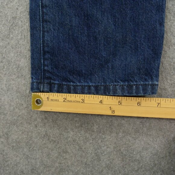 Current Elliott Jeans Womens 27 Blue Stove Pipe Straight Leg High Rise Zip New - Picture 16 of 16